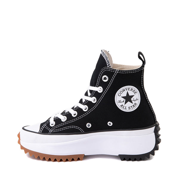 Converse Run Star Hike Platform Sneakers - Black / White / Gum
