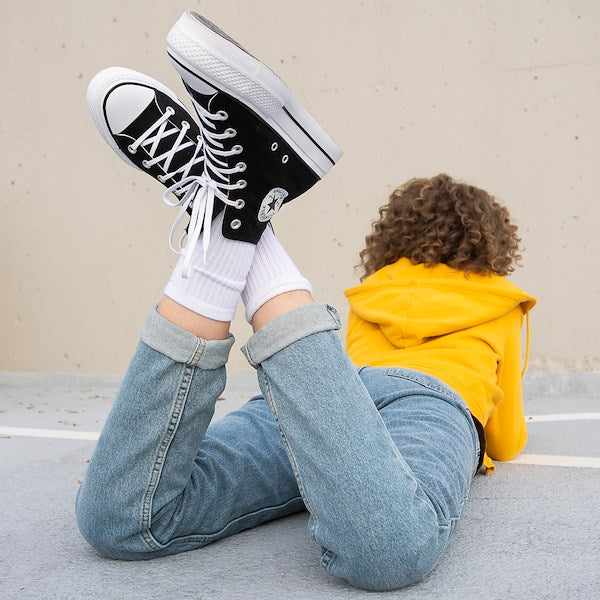 Women's Converse Chuck Taylor All Star Lift High-Top Sneakers - Black