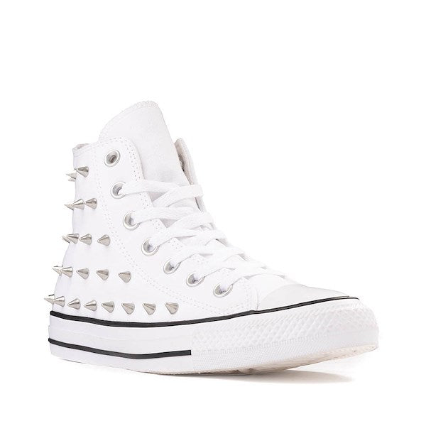Women's Converse Chuck Taylor All Star Chrome Queen High-Top Sneakers - White