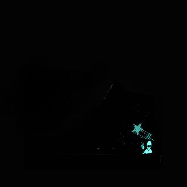 Converse Chuck Taylor All Star Groovy Space Glow High-Top Sneakers - Little Kid - Black