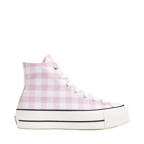 Women's Converse Chuck Taylor All Star Lift High-Top Sneakers - Pink Gingham
