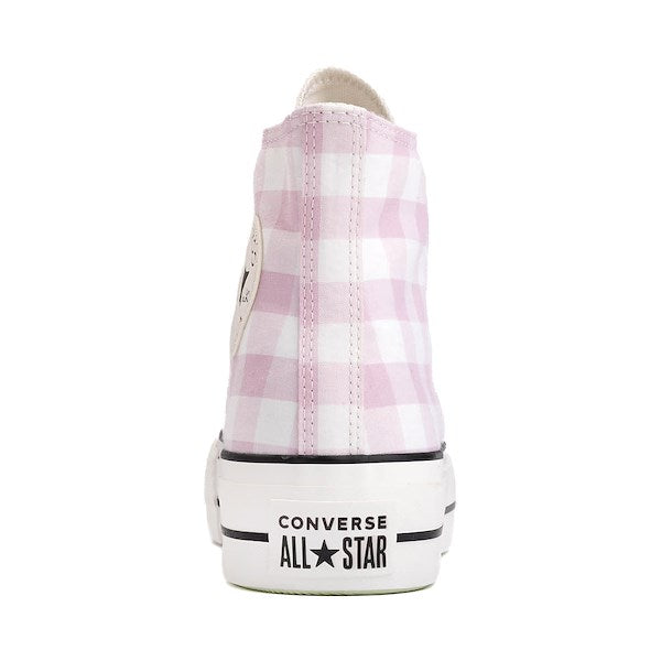 Women's Converse Chuck Taylor All Star Lift High-Top Sneakers - Pink Gingham