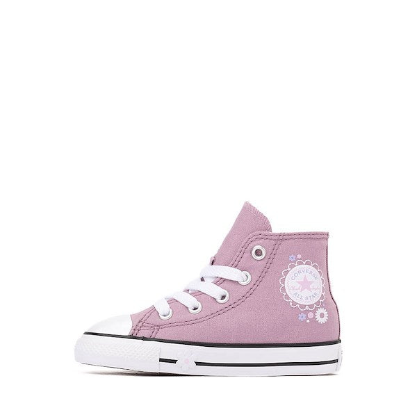 Converse Chuck Taylor All Star Flower High-Top Sneakers - Baby / Toddler - Orchid
