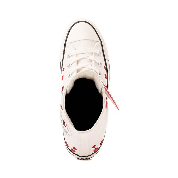 Women's Converse Chuck Taylor All Star Hearts And Roses High-Top Sneakers - White