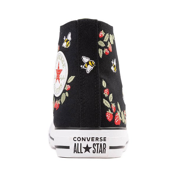 Converse Chuck Taylor All Star Berries And Bees High-Top Sneakers - Black