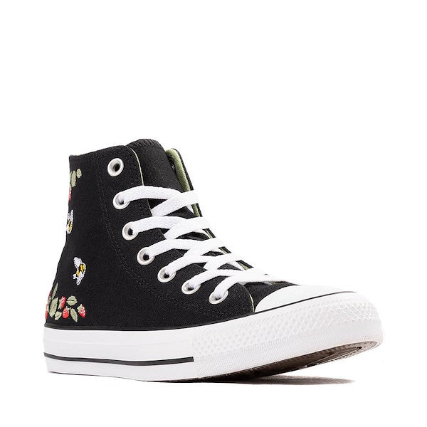 Converse Chuck Taylor All Star Berries And Bees High-Top Sneakers - Black