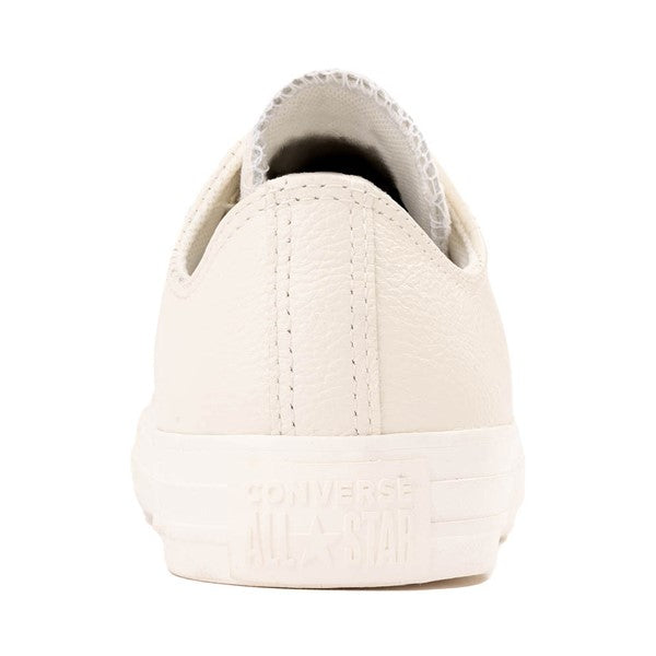 Women's Converse Chuck Taylor All Star Leather Low-Top Sneakers - Egret