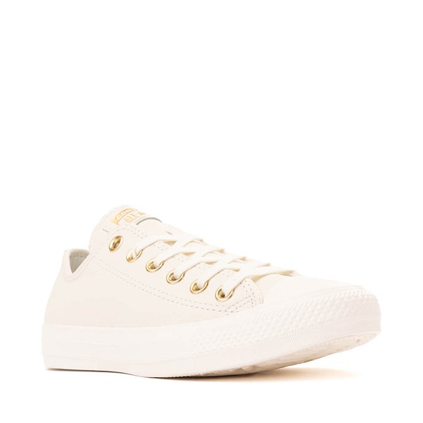 Women's Converse Chuck Taylor All Star Leather Low-Top Sneakers - Egret