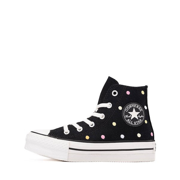 Converse Chuck Taylor All Star Lift High-Top Sneakers - Little Kid - Black / Polka Dots