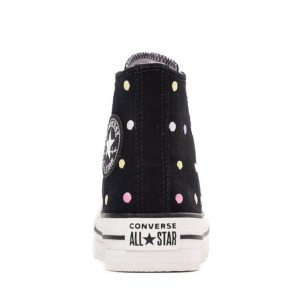 Converse Chuck Taylor All Star Lift High-Top Sneakers - Little Kid - Black / Polka Dots