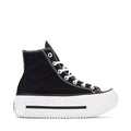 Converse Chuck Taylor All Star Lift Double Stack High-Top Sneakers - Black / White