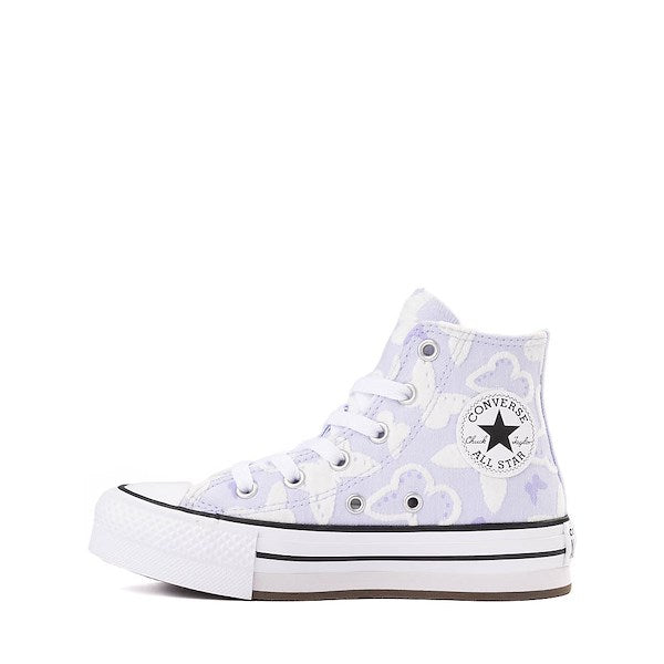Converse Chuck Taylor All Star Lift High-Top Flocked Butterflies Sneakers - Little Kid - Blueberry Ice