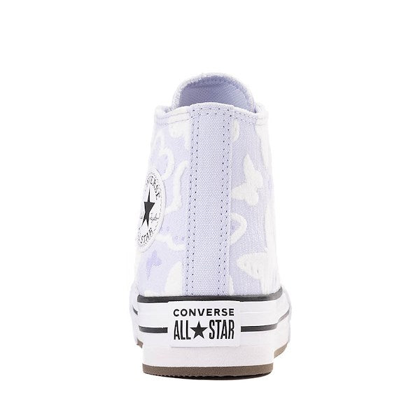 Converse Chuck Taylor All Star Lift High-Top Flocked Butterflies Sneakers - Little Kid - Blueberry Ice
