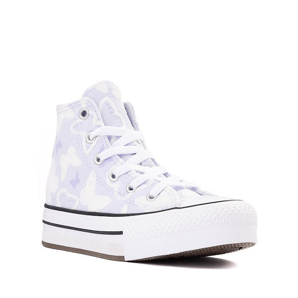 Converse Chuck Taylor All Star Lift High-Top Flocked Butterflies Sneakers - Little Kid - Blueberry Ice