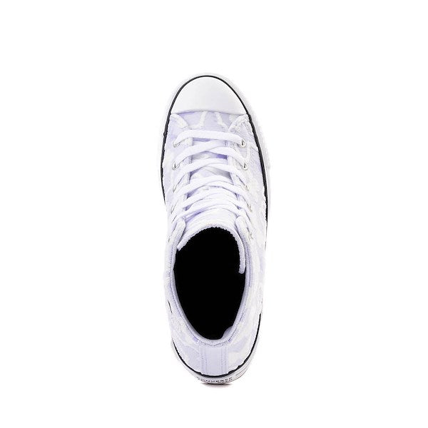 Converse Chuck Taylor All Star Lift High-Top Flocked Butterflies Sneakers - Big Kid - Blueberry Ice