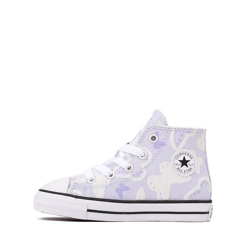 Converse Chuck Taylor All Star High-Top Flocked Butterflies Sneakers - Baby / Toddler - Blueberry Ice