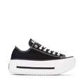 Converse Chuck Taylor All Star Lift Double Stack Low-Top Sneakers - Black / White