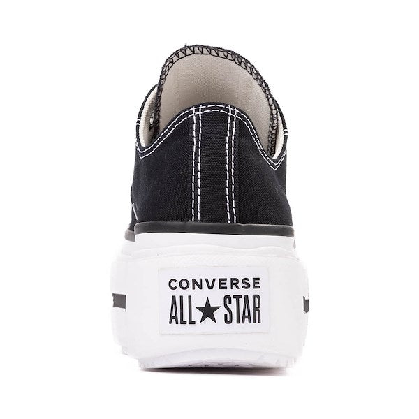 Converse Chuck Taylor All Star Lift Double Stack Low-Top Sneakers - Black / White