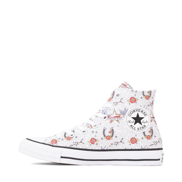 Converse Chuck Taylor All Star Tattoos High-Top Sneakers - White
