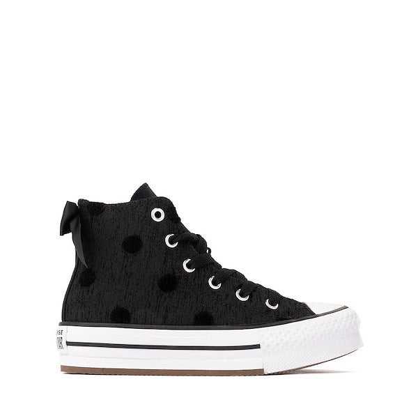 Converse Chuck Taylor All Star Lift Bows High-Top Sneakers - Little Kid - Black