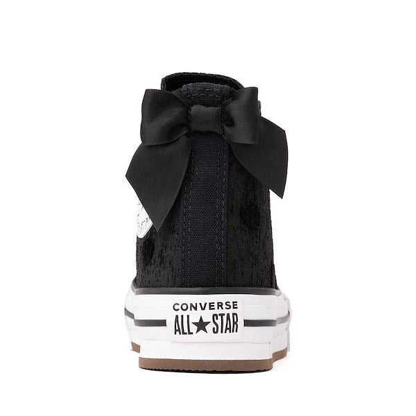 Converse Chuck Taylor All Star Lift Bows High-Top Sneakers - Little Kid - Black