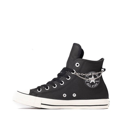 Converse Chuck Taylor All Star Girli-tude High-Top Sneakers - Black / Egret