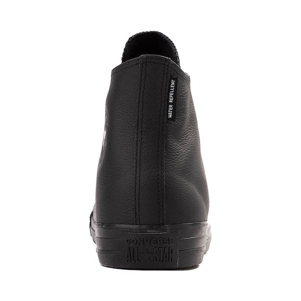 Converse Chuck Taylor All Star Leather High-Top Sneakers - Black Monochrome