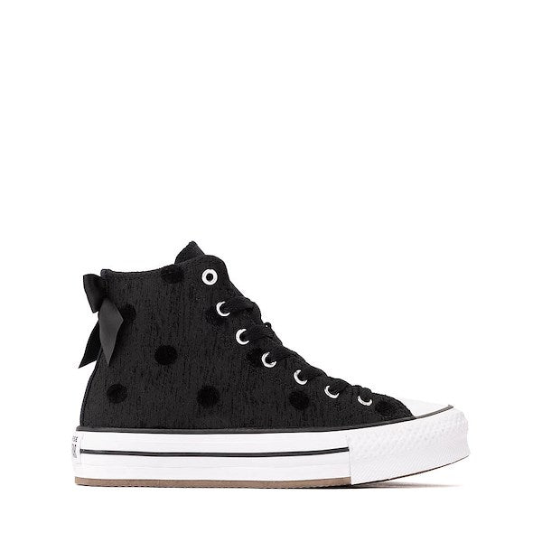 Converse Chuck Taylor All Star Lift Bows High-Top Sneakers - Big Kid - Black