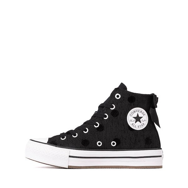 Converse Chuck Taylor All Star Lift Bows High-Top Sneakers - Big Kid - Black