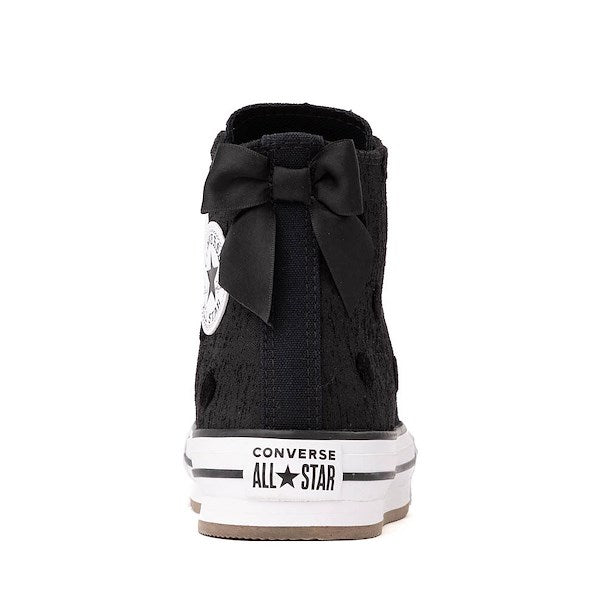 Converse Chuck Taylor All Star Lift Bows High-Top Sneakers - Big Kid - Black