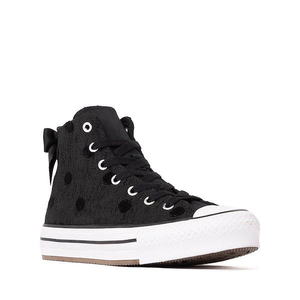 Converse Chuck Taylor All Star Lift Bows High-Top Sneakers - Big Kid - Black