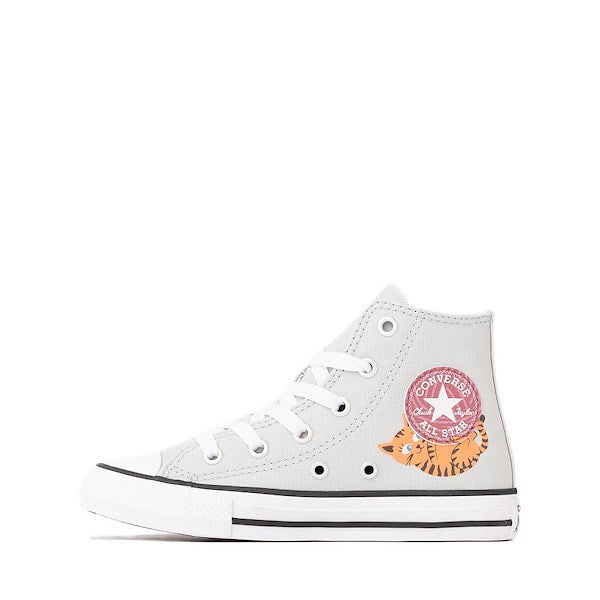Converse Chuck Taylor All Star Pet Pack High-Top Sneakers - Little Kid - Rainwashed Grey / Cats
