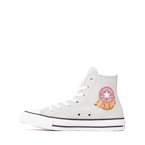 Converse Chuck Taylor All Star Pet Pack High-Top Sneakers - Big Kid - Rainwashed Grey / Cats