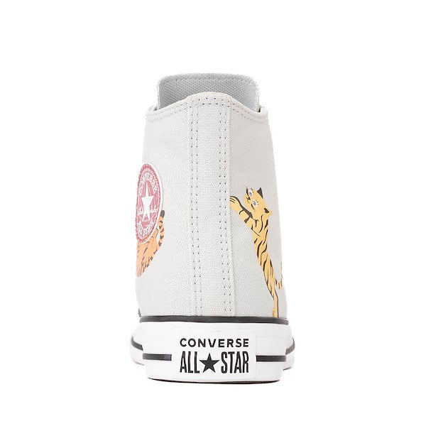 Converse Chuck Taylor All Star Pet Pack High-Top Sneakers - Big Kid - Rainwashed Grey / Cats