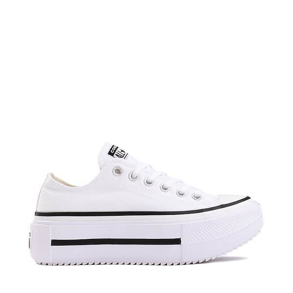Converse Chuck Taylor All Star Lift Double Stack Low-Top Sneakers - White