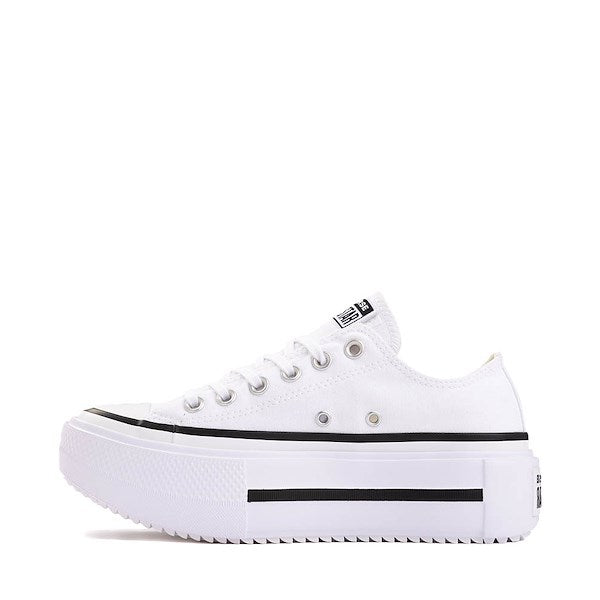 Converse Chuck Taylor All Star Lift Double Stack Low-Top Sneakers - White