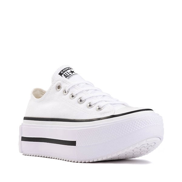 Converse Chuck Taylor All Star Lift Double Stack Low-Top Sneakers - White