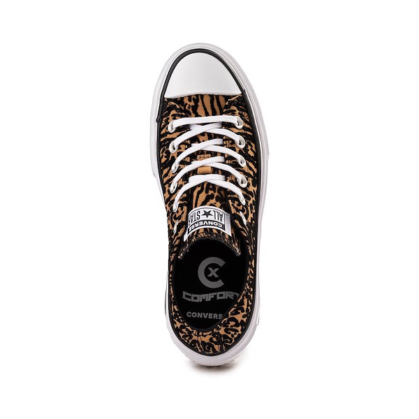 Converse Chuck Taylor All Star Lift Double Stack Low-Top Sneakers - Leopard