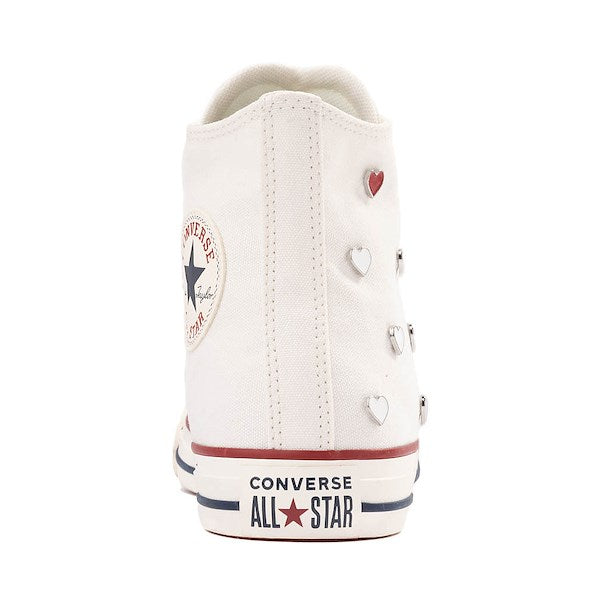 Women's Converse Chuck Taylor All Star High-Top Sneakers - Vintage White / Egret / Days Ahead Red