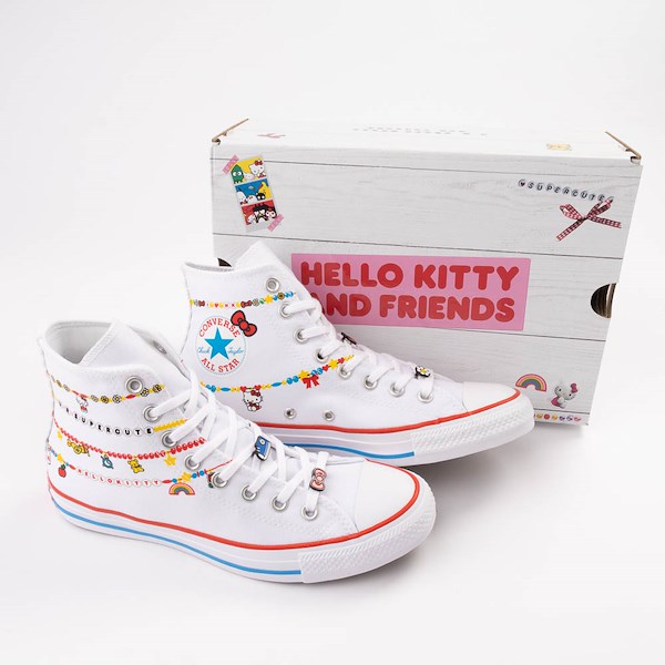 Converse x Hello Kitty & Friends Chuck Taylor All Star High-Top Charms Sneakers - White