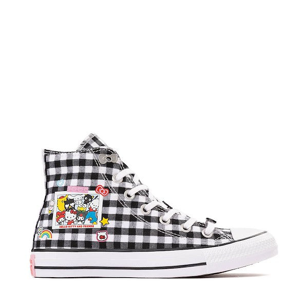 Converse x Hello Kitty & Friends Chuck Taylor All Star High-Top Sneakers - Black / White Gingham