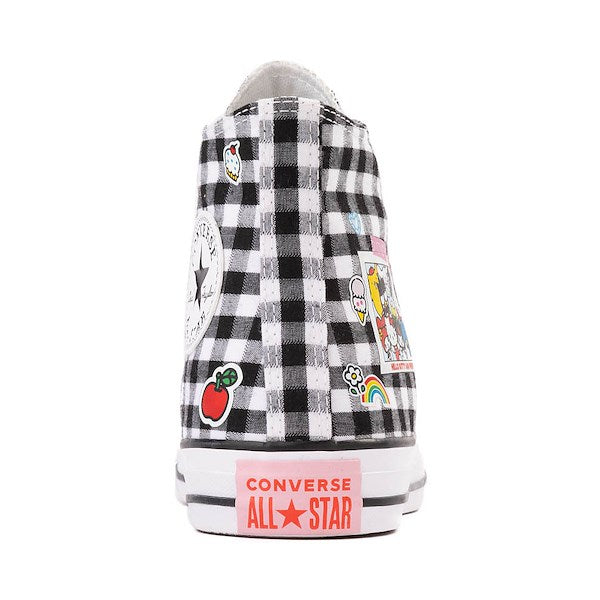 Converse x Hello Kitty & Friends Chuck Taylor All Star High-Top Sneakers - Black / White Gingham