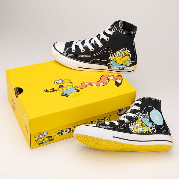 Converse x Minions Chuck Taylor All Star High-Top Sneakers - Little Kid - Black