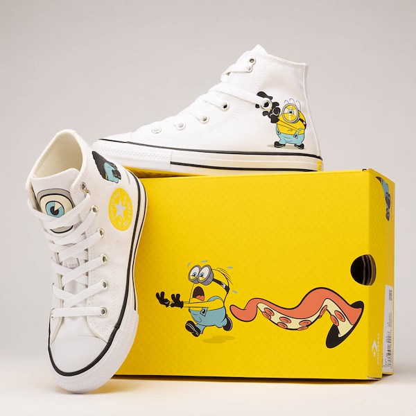Converse Minions Chuck Taylor All Star High-Top Sneakers - Little Kid - White