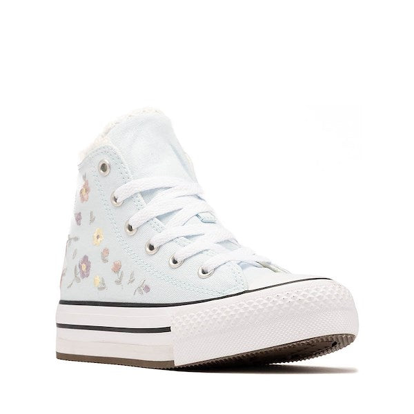 Converse Chuck Taylor All Star Lift Flower High-Top Sneakers - Little Kid - Cold Touch