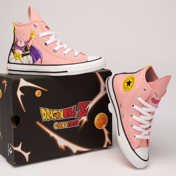 Converse x Dragon Ball Z Chuck Taylor All Star High-Top Majin Buu Sneakers - Little Kid - Quartz Pink