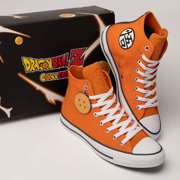 Converse x Dragon Ball Z Chuck Taylor All Star High-Top Goku Sneakers - Exuberance / Cheery Tomato