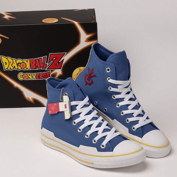 Converse x Dragon Ball Z Chuck Taylor All Star High-Top Vegeta Sneakers - Delft / High Risk Red