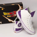 Converse x Dragon Ball Z Chuck Taylor All Star High-Top Frieza Sneakers - Lucent White / Tillandsia Purple