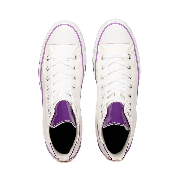 Converse x Dragon Ball Z Chuck Taylor All Star High-Top Frieza Sneakers - Lucent White / Tillandsia Purple
